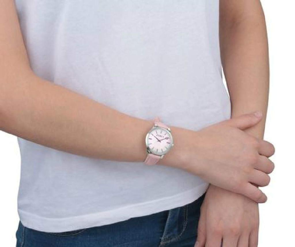 Furla Cute Pink Shell Leather Watch R4251119509 Wristwatch [FURLA] Women's [Item]
