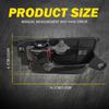 Interior Door Handle For 08-10 Sonata Hyundai Front Left Side Textured Black