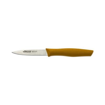 Knife - ARCOS - Mondador Arcos Nova 188525 - NITRUM Stainless Steel - 8 Cm Blade - Yellow Color
