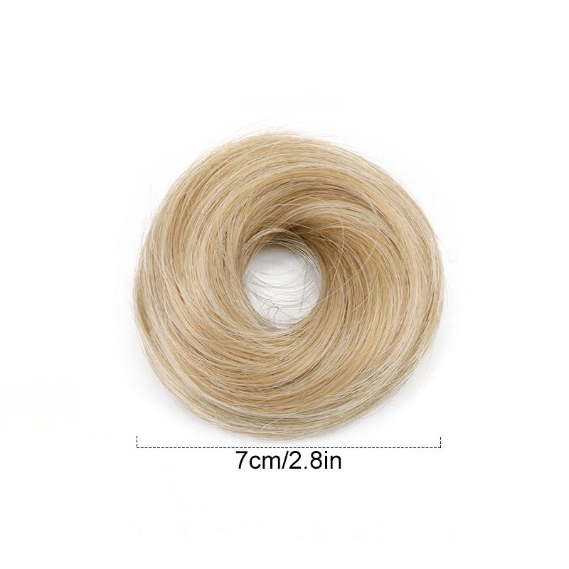 1PC Natural Durable Wig Soft Hair Realistic Straight Lazy-Friendly Hair Seamless Tie Voluminous
