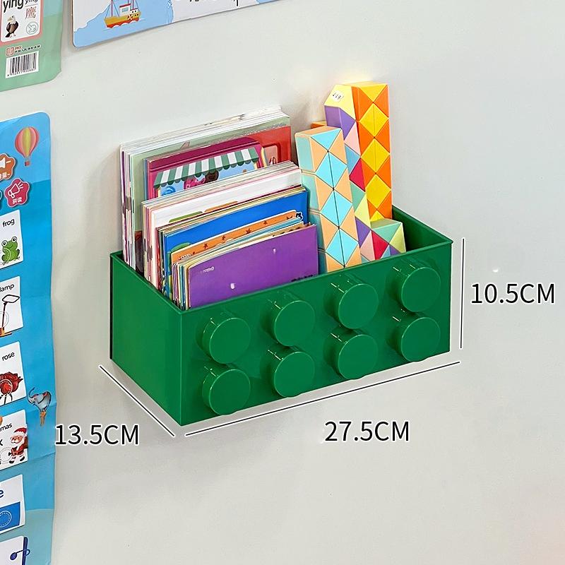 Stavebnice Lednice Úložný regál Magnetický nástěnný box na různé předměty Úložný regál na bok lednice