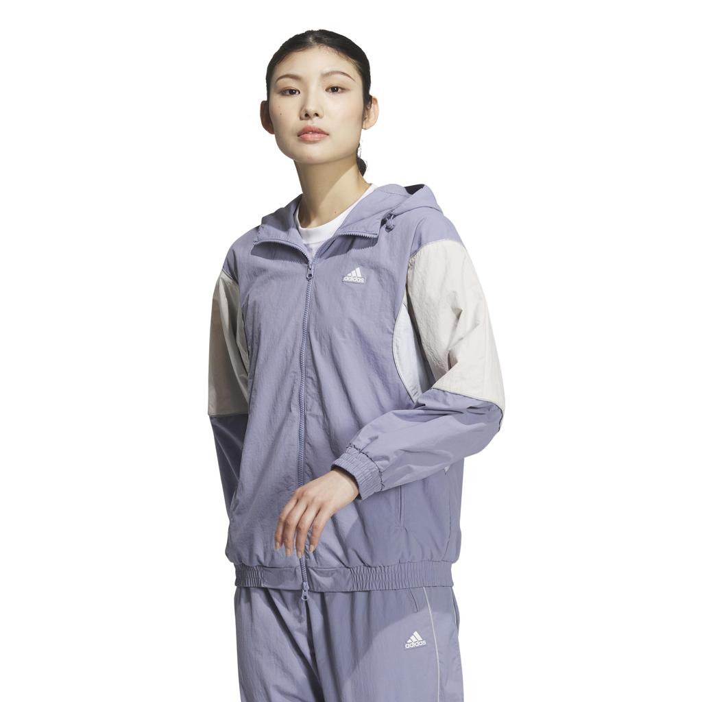 Adidas BYD3 Woven Jersey Silver Violet Size Jacket, Women's, (JG8163), J/M