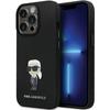 Hülle für iPhone 14 Pro Karl Lagerfeld Silikon Ikonik Schwarz