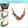 Vintage Floral Necklace With Embellishments For Retro Style Jewelry Enthusiasts