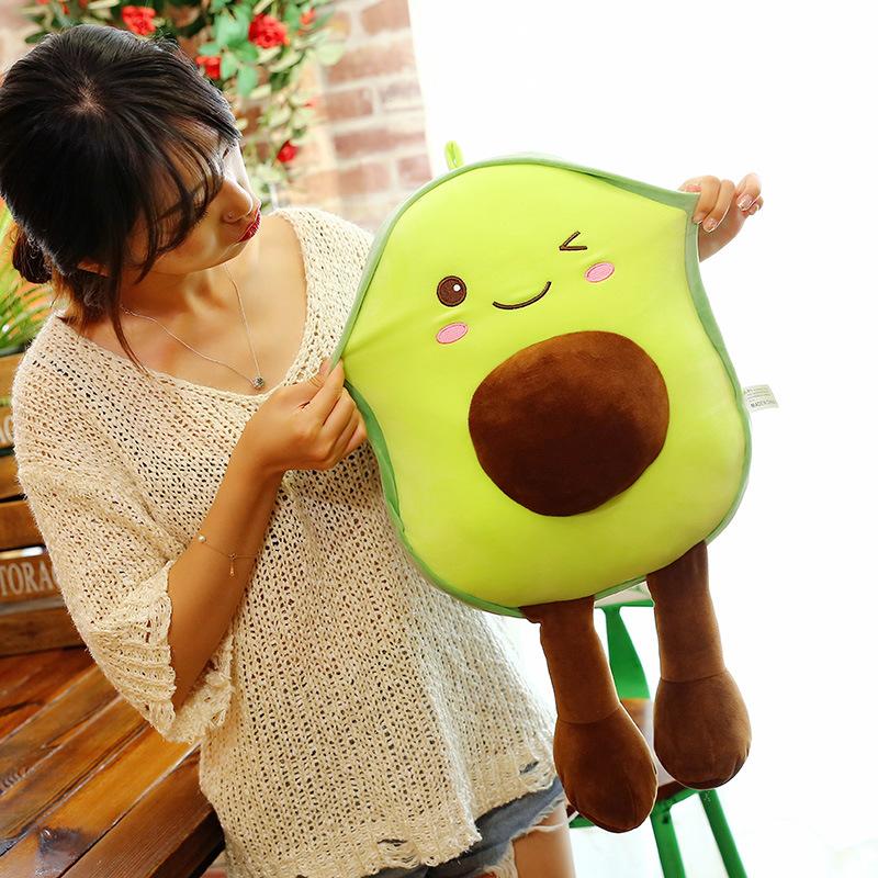 New Avocado Doll Plush Toy Girls Sleeping Pillow Large Rag Doll Children's Doll Gift