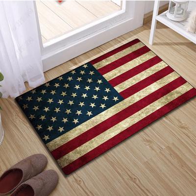 American Flag Carpet, Anti-Slip Bathroom Absorbent Carpet, Home Decoration, Full Carpet Covering Living Room And Bedroom
