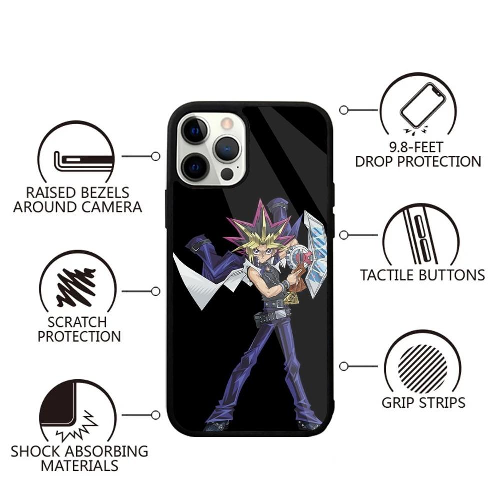 Anime Y-Yu-Gi-Oh Phone Case For iPhone 16,15,14,13,12,11,Plus,Pro,Max,Mini Magsafe Magnetic Wireless Charging