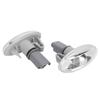 2Pcs Side Indicator Repeater Light 6325.G3 Side Marker Repeater Light Replacement for Citroen