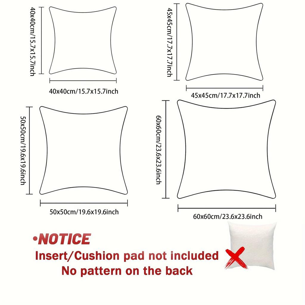 Pillow case, 2D fox embroidery, realistic design, cozy