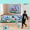 Fun And Colorful Childrens Soccer Play Mat Set With Soft Plush Pillow And Accessories