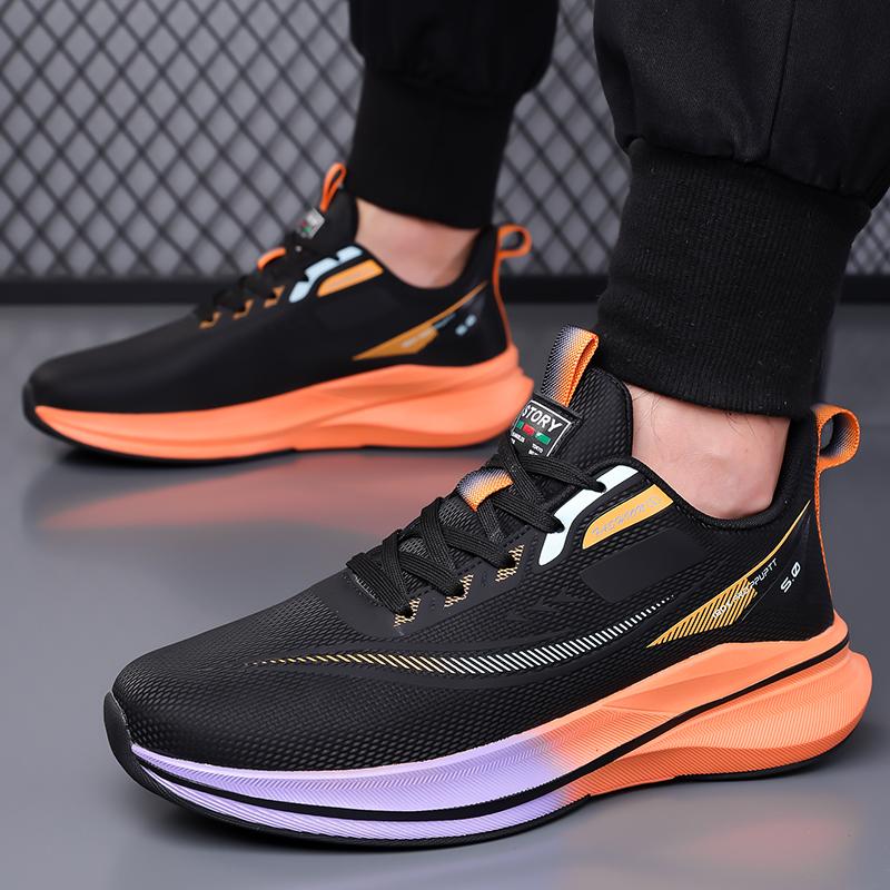 Herrenschuhe  Modisch Atmungsaktiv  Freizeitschuhe Rutschfest Abriebfest Laufschuhe Sportlich Bequem Rebound Laufschuhe