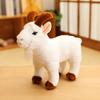 Simulation Goat Doll Plush Toy White Little Sheep Doll Children Soothing Rag Doll Birthday Gift