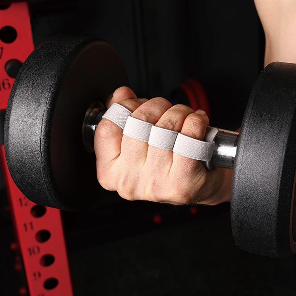 1 Pair Four-Finger Fitness Cowhide Gloves Anti-Slip Wear-Resistant Weightlifting Pull-Up Drag Sport Ware Fitness Accessories