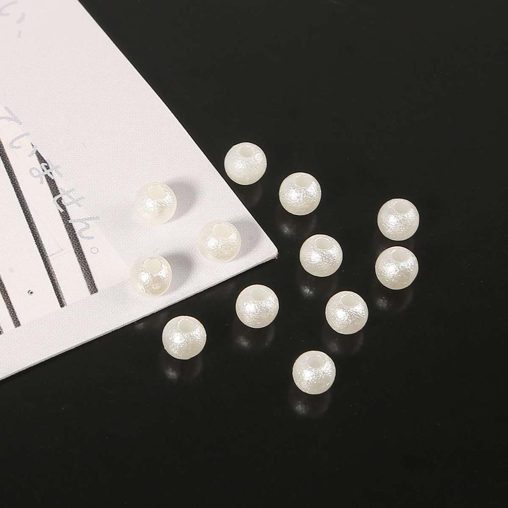 10-500Pcs ABS Wrinkled Pearl Beads for DIY Jewelry Craft Making Home Decoration Art Faux Pearls for Vase Fillers