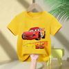 Cars Summer 2026 T-Shirt Lightning McQueen Short Sleeve for Boys and Girls Combinable with Everything
