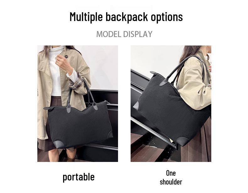 Versatile Large Capacity Casual Tote: Portable Single Shoulder Bag for Commuting or Short Trips