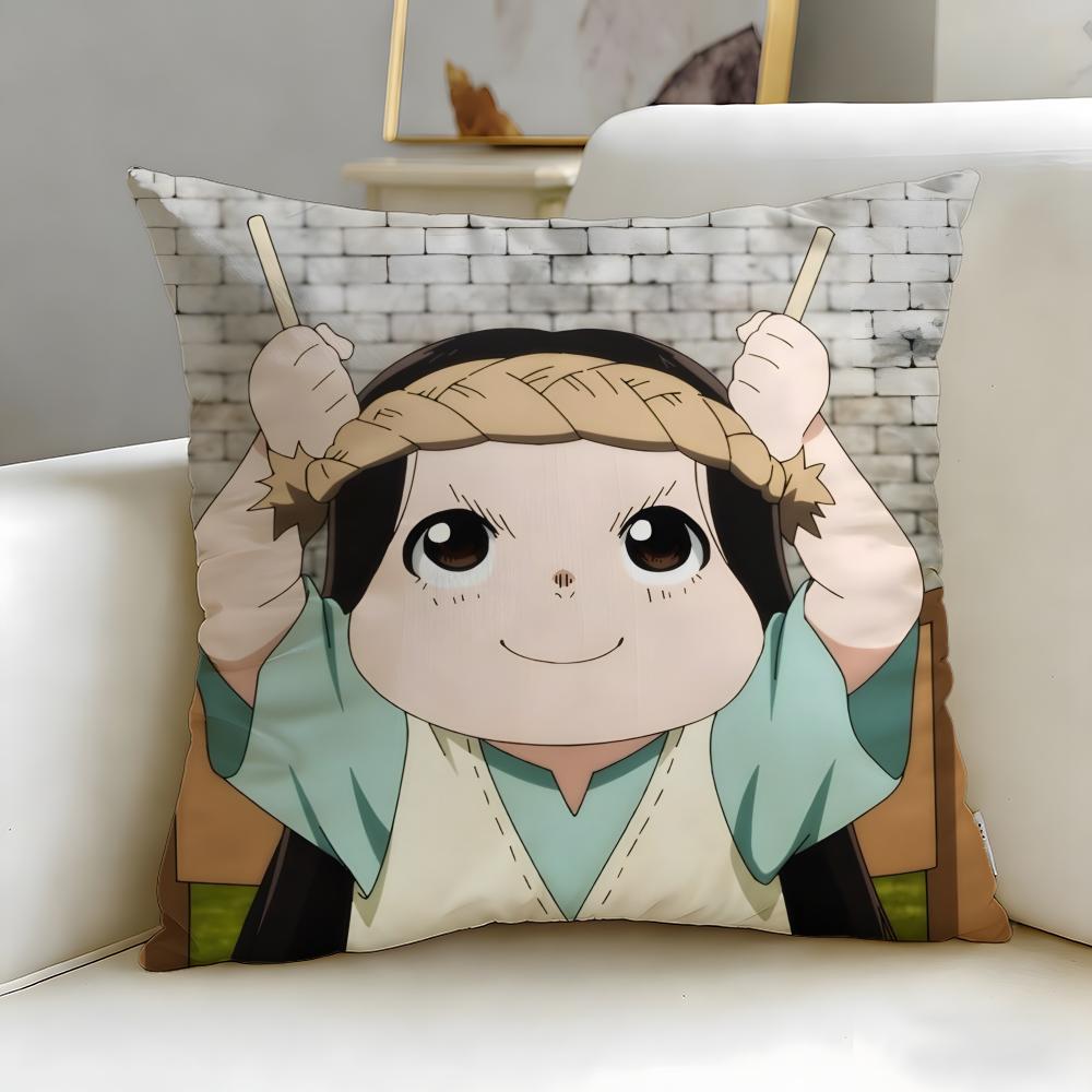 Popular Anime To Your Eternity Season Cushion Cover Soft & Easy-Wash Pillow Case – Versatile for Couch, Bed, Travel and Office