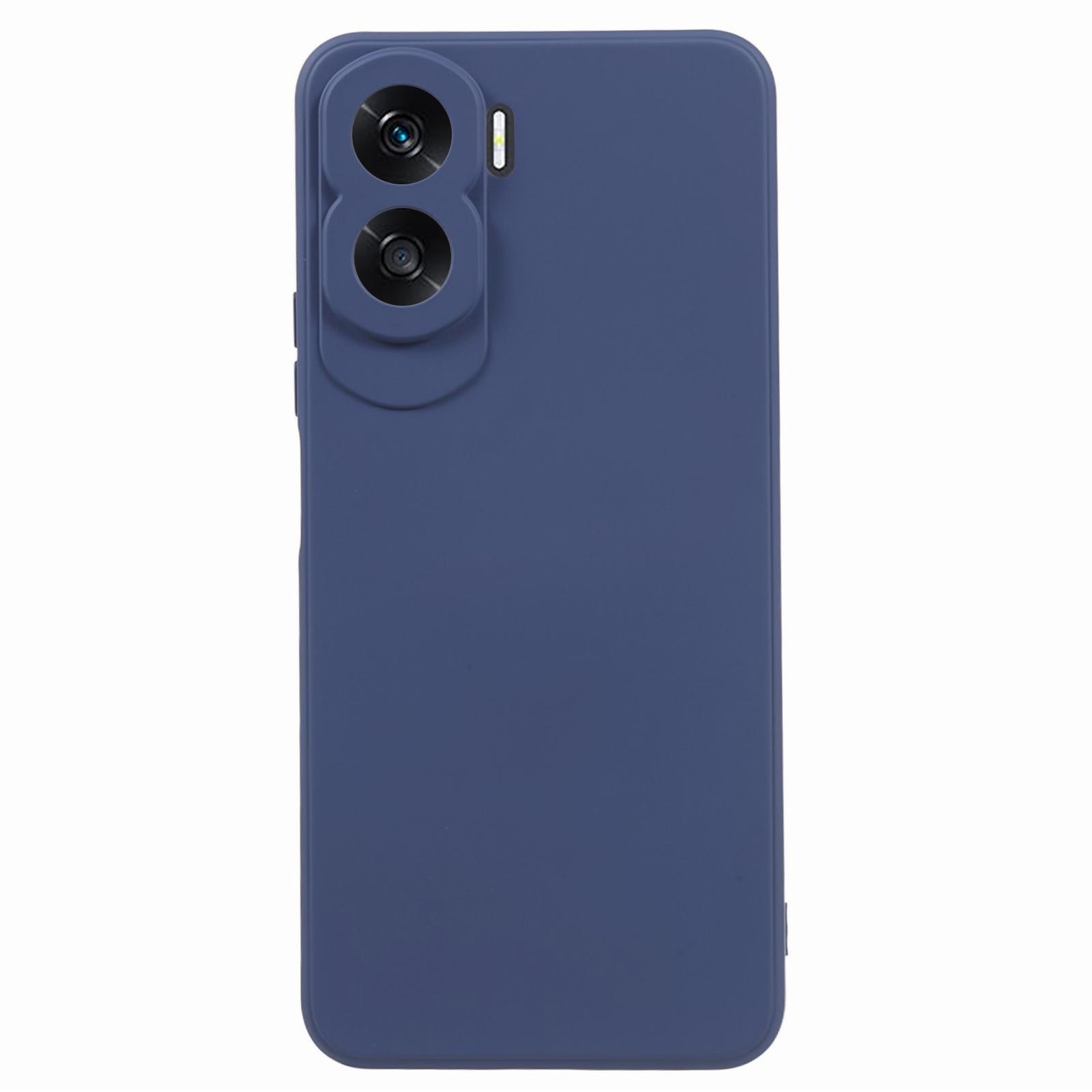 

For Honor X50i 5G/90 Lite 5G TPU Phone Case Fiber Lining Shockproof Rubberized Cover Lavender Grey