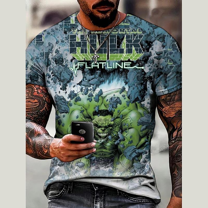 Buntes Batik-T-Shirt mit 3D-Druck für Herren und Damen, modische Streetwear, kurzärmelige T-Shirts, übergroße Harajuku-Kinder-T-Shirts, Tops, Kleidung