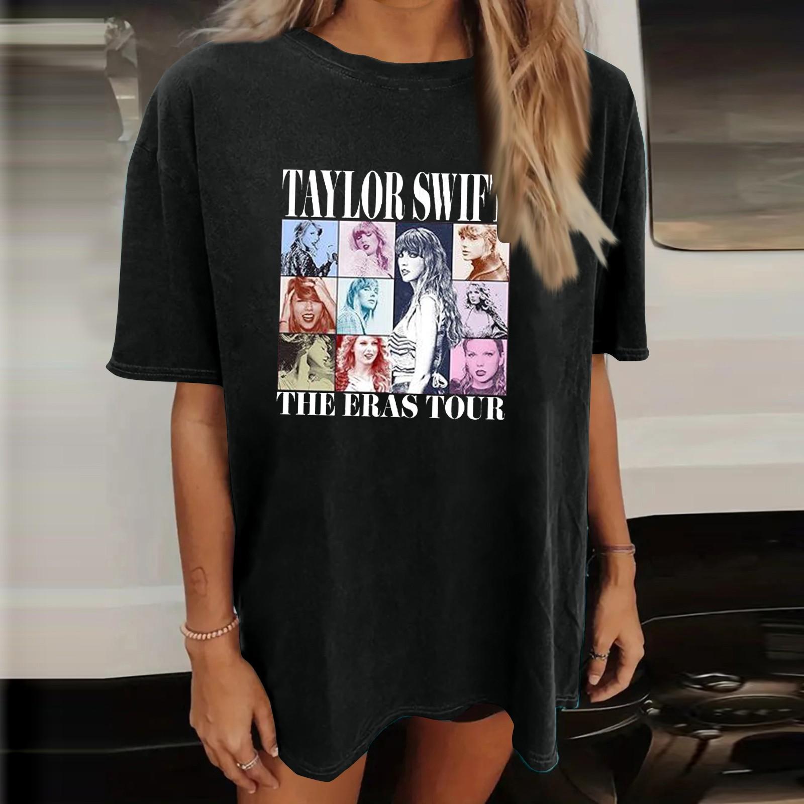 

Women Girls Oversized Music Lovers Shirt Fans T Shirt Graphic Music Concert Shirts Gift For Her Tee Tops S