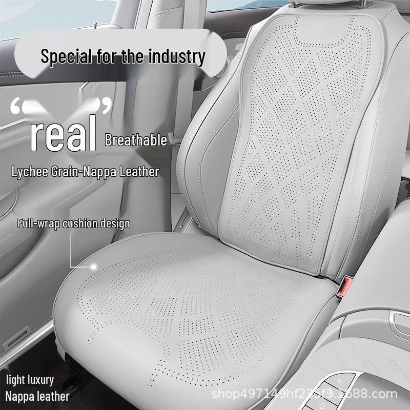 AITO M7 Universal Nappa Leather Car Seat Covers for All Seasons - Compatible with 26 Models