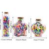 DIY Five Pointed Star Wishing Bottle Kawaii Rainbow Color Origami Stars Paper Strips Decorative House Decoracion