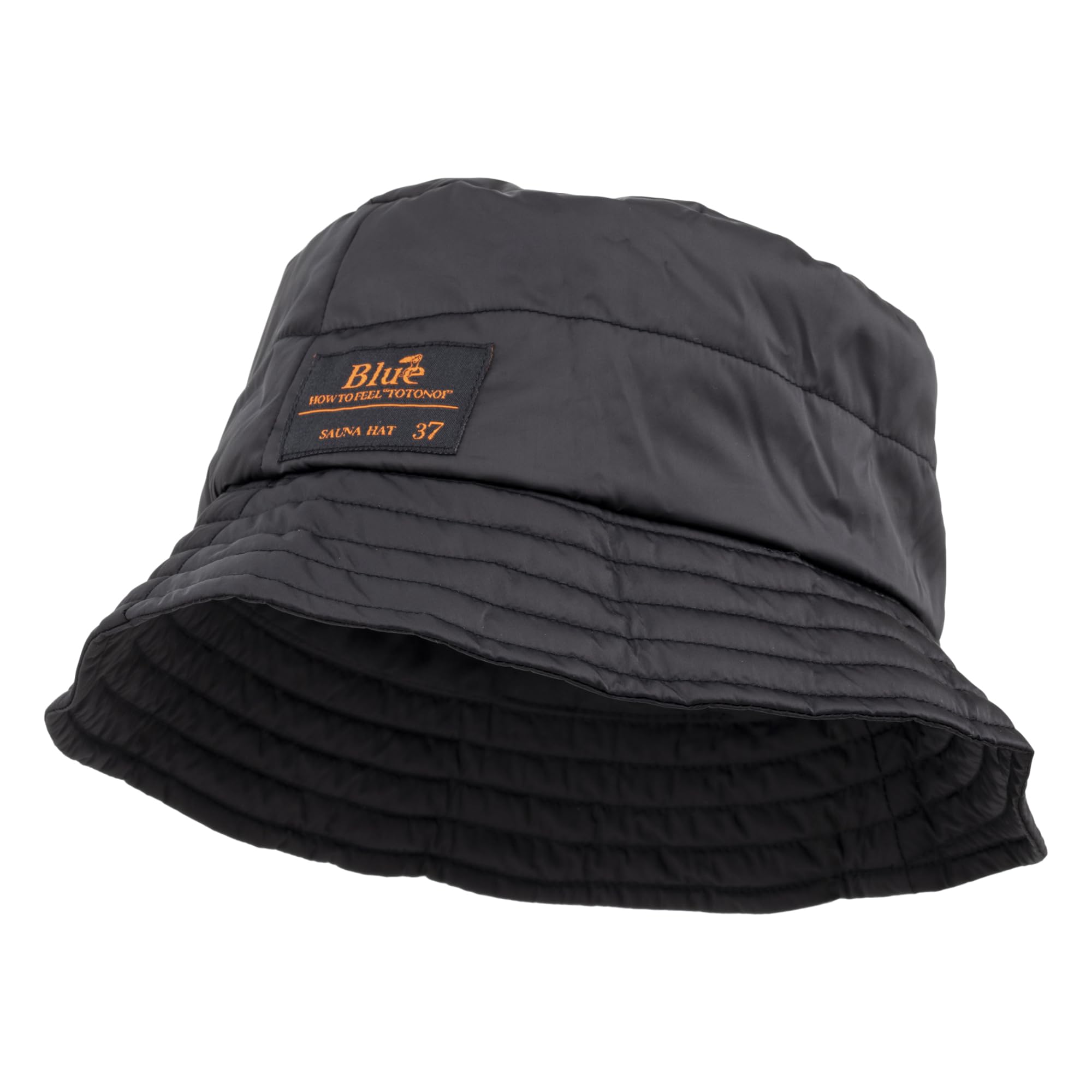 

Sauna hat supervised by a head circumference 58cm x height 25cm [blue] hairdresser, black,