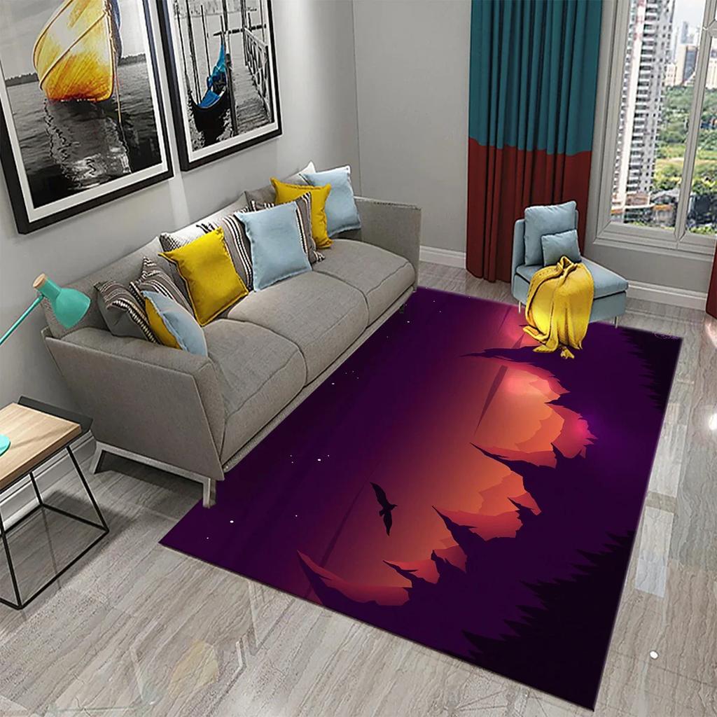 3D Background Stars Minimalist Carpet for Kitchen Living Room Bedroom Decor Floor Rug Toilet Bathroom Mat Doormat Mat Carpets