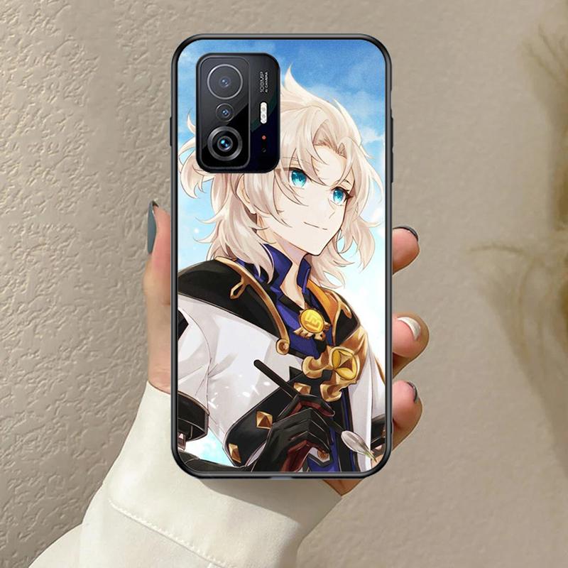 Albedo Genshin Impact Funda For POCO F5 F3 M5s C40 F4 GT X3 X4 X5 Pro Case For Xiaomi 12 13 Lite 11T 12T Pro 12X