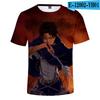 Pánské 3D barevně potištěné tričko s krátkým rukávem se streetovou módou Around The Giant In Summer Anime Attack T-Shirts