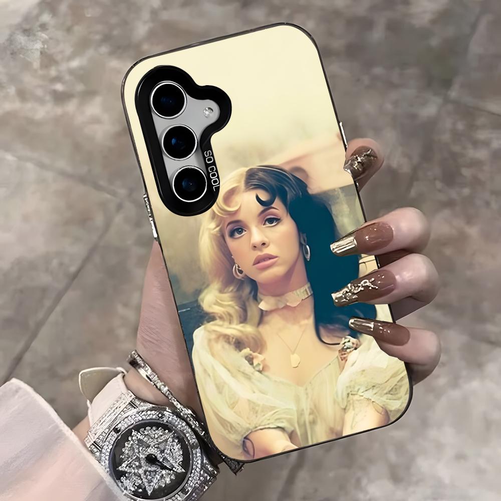 Girl Singer Melanie M-Martinez Phone Case For Samsung S25 Ultra S23 S22 S21 S20 Ultra Plus S24 Fe A54 A55 Color Silver Cover