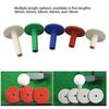 5Pcs Rubber Golf Tees High Performance Rubber Tees Holder Stable Training Ball Stand for Indoor Outdoor Practice Mat