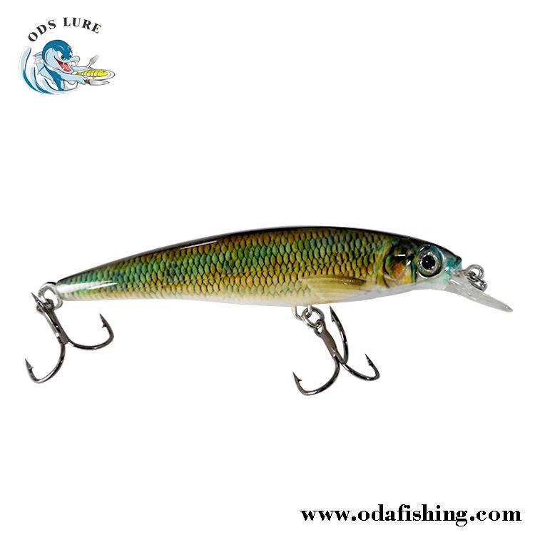 70Mm Abs Plastic Simulated Fishing Bait For Bionic Freshwater Sea Fishing Bait, Black Fish Luya Bait Mino Perch