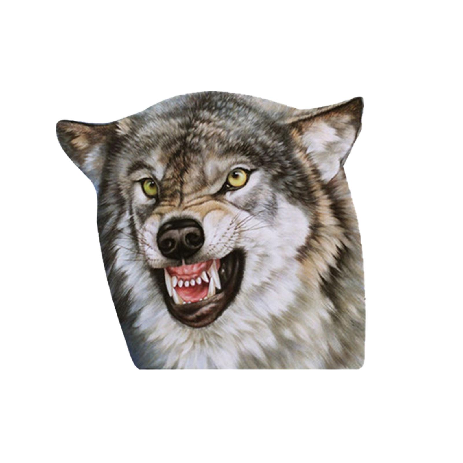 

Наклейки на оконное стекло автомобиля, наклейка на автомобиль серии животных Wolf-left