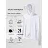 Guraide Men's Ice Silk Sun Protection Hoodie