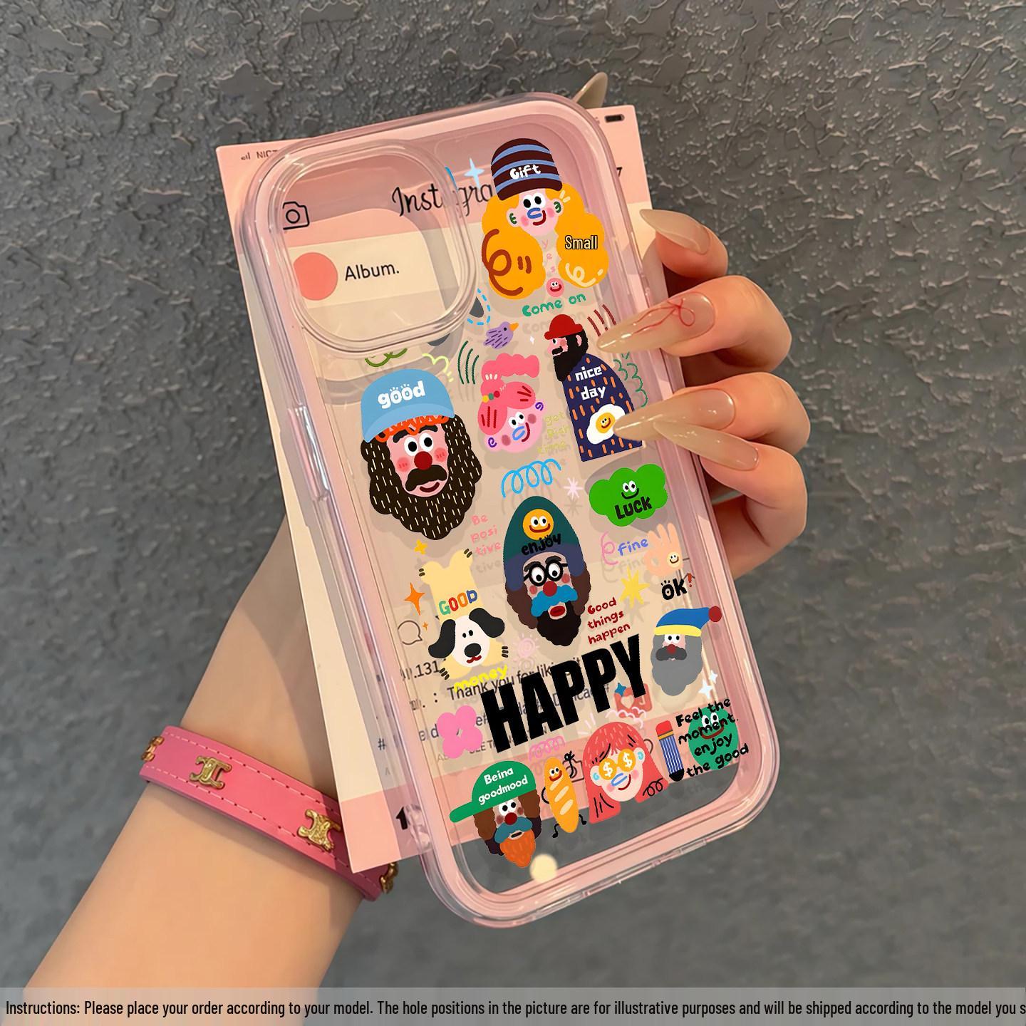 

Graffiti Painted Apple Phone Case for 17/16 Pro Max, 15, 14 Pro Max, 13 Pro - High-End Feel & Trending Design Apple 16