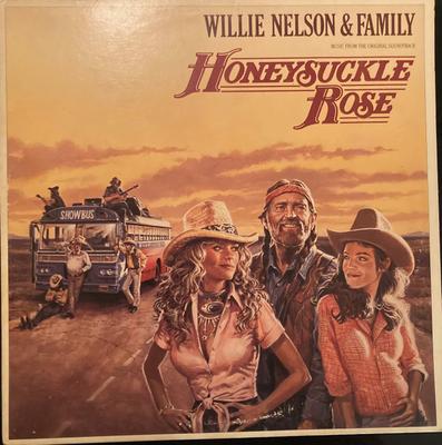 LP Record WILLIE NELSON  FAMILY  Honeysuckle Rose Music From The Or S36753 Columbia 1980 US Soundtracks  Musicals Used