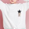 Clothes Patch Multi-purpose Shiny Rhinestone Inlaid Tassel Design Sparkling DIY Handmade Five-pointed Star Jacket T Shirt Applique Sticker for Scarf