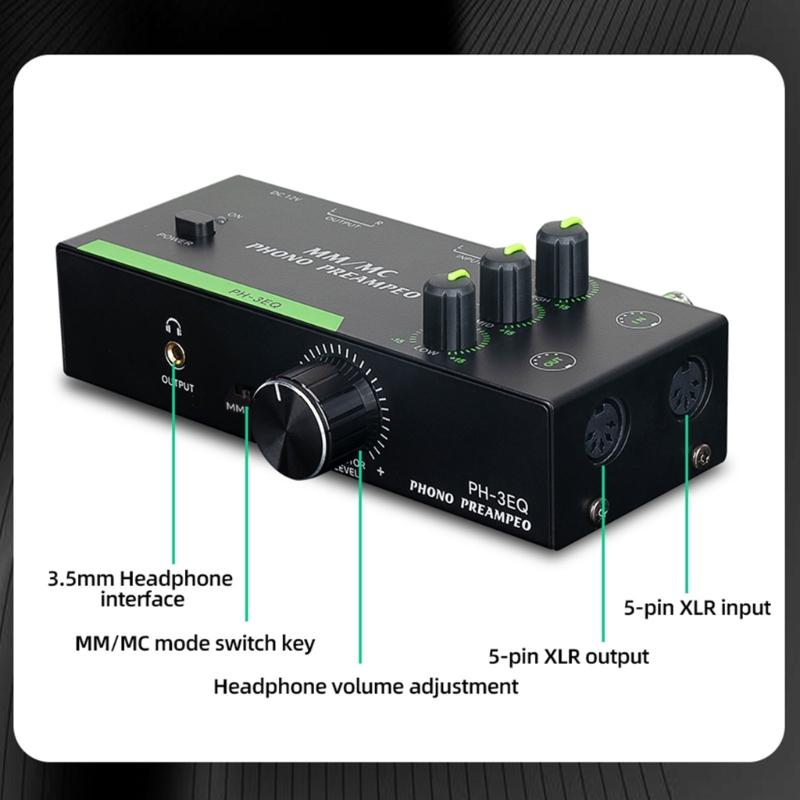 High Fidelitys MM MCs Turntables Preamplifier Featuring Balanced XLRs Input Output And Customizable Basses Mids Trebles Controls