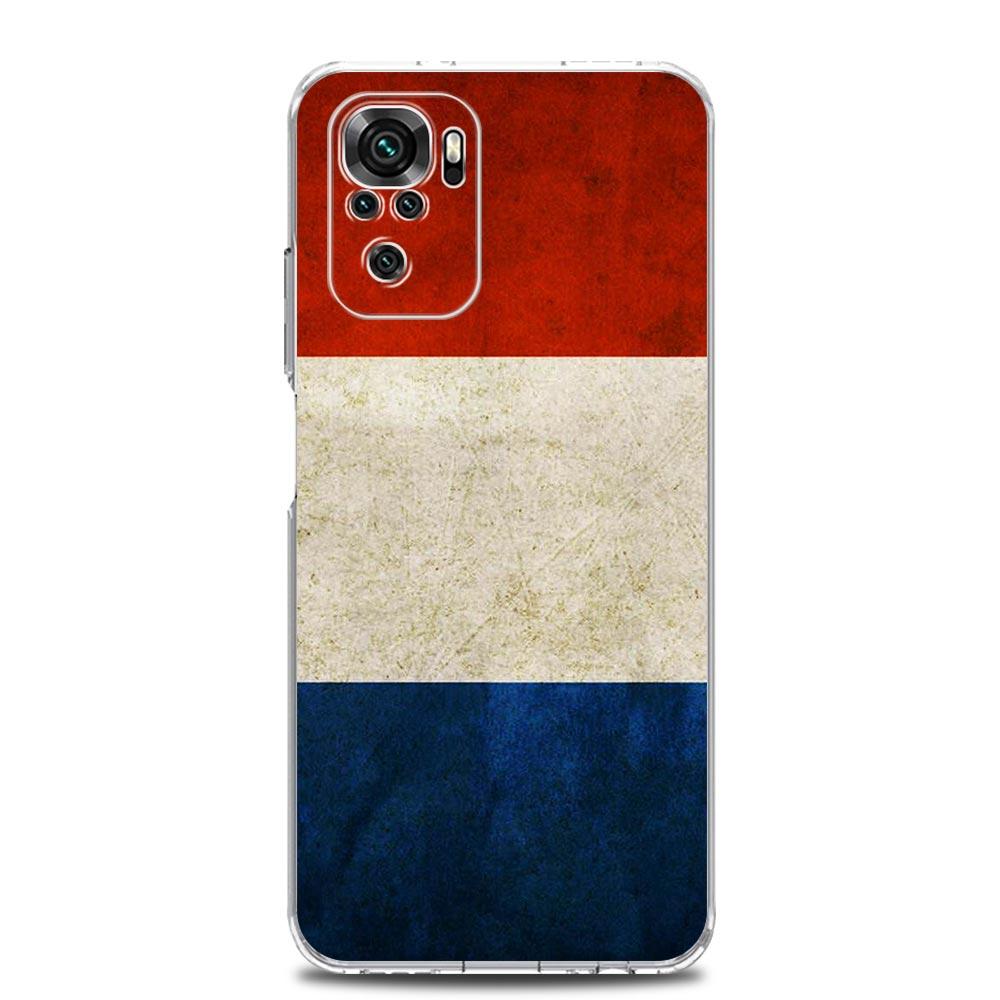 Phone Case For Xiaomi Redmi Note 15 14 13 12 4G 10 11 Pro Plus 5G 14C 13C 12C 10C Clear Soft TPU Cover Dutch Flag