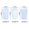 Silicone world Diy Plant Vase Silicone Mould for Making Plaster Flower Pot Resin Molds Pen Holder Gardening Home Decoration