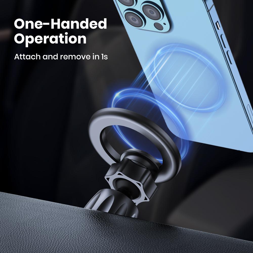 TOPK Autohandyhalter Handyhalter Auto 20 Magnete 360° drehbar Lüftungsschlitz Mag-Safe Halterung für iPhone 15 14 13 12 Pro Max