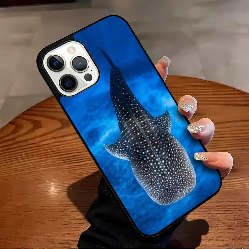 Whale Sharks Fish Phone Case For iPhone 17 Air 16 15 14 13 12 11 Pro Max Max Plus Bumper Case Cover