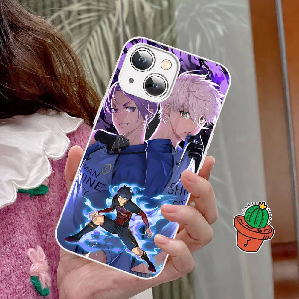 

Football Anime B-Blue L-Lock Tempered Glass For Iphone 14 13 12 11 Pro Mini XS MAX 14Plus X XS XR Fundas iphone 14 plus