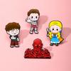 Adorable Q-version Cartoon Enamel Pins Cartoon Women's Brooches Men Lapel Pins Badge on Backpack Costume Accessories Jewelry Gifs