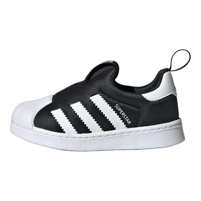 Originais Superstar 360 Clássico Versátil Tênis de Caminhada de Cano Baixo Sapatos de Bebê Preto KI8790