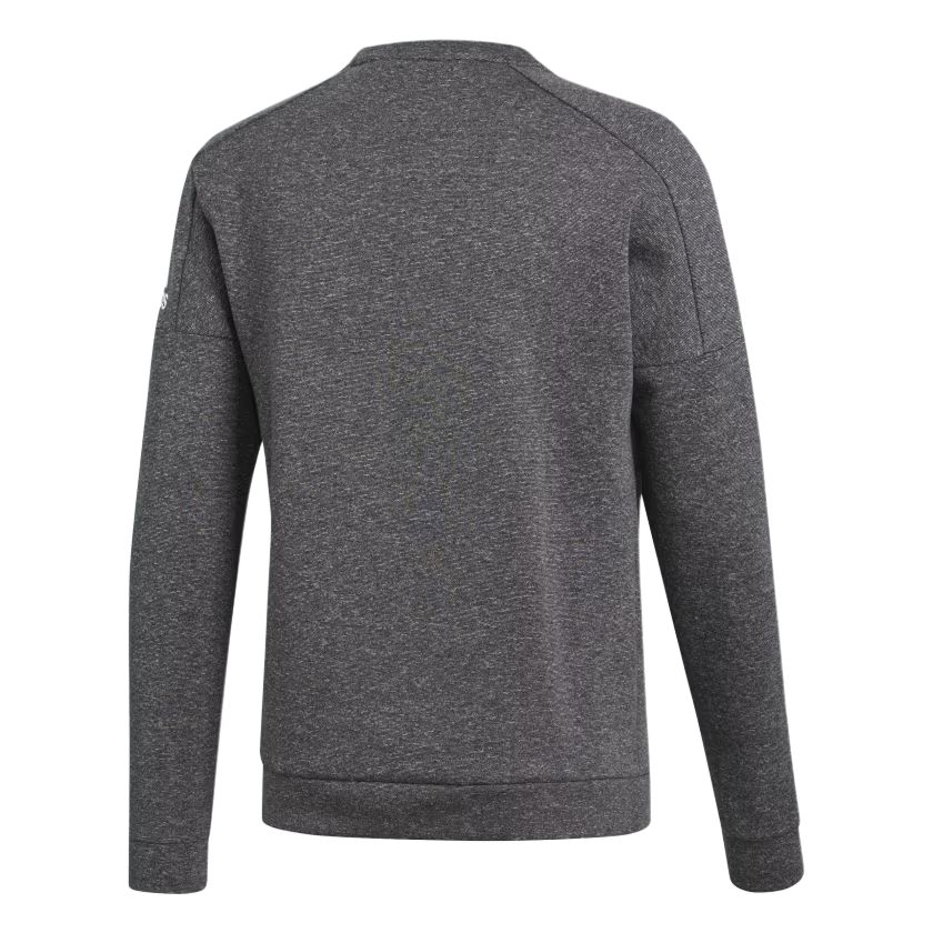 Adidas Id Stadium Solid Color Casual Crew Neck Pullover Long Sleeve Sweatshirt Men Sweatshirt Dark-Gray CG2098
