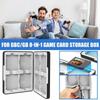 Black Game Cartridge Storage Box Plastic Game Cartridge Protective Shell  Game