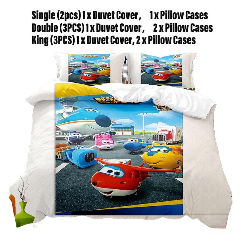 High-quality Thomas Cartoon Digital Print Bedding Set Flower Pattern Suitable For 1.8m Bed