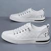 Spring and Autumn New Men's Leather Shoes Casual Leather Men's Shoes Little White Shoes Fashion Board Shoes